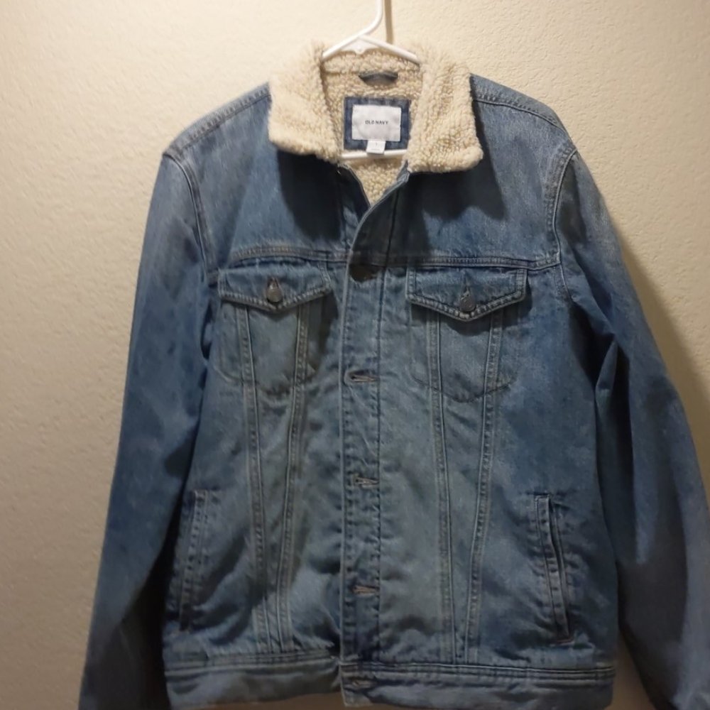 Sherpa denim jacket